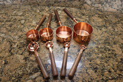 Copper Measuring Cups/Scoops/Spoons